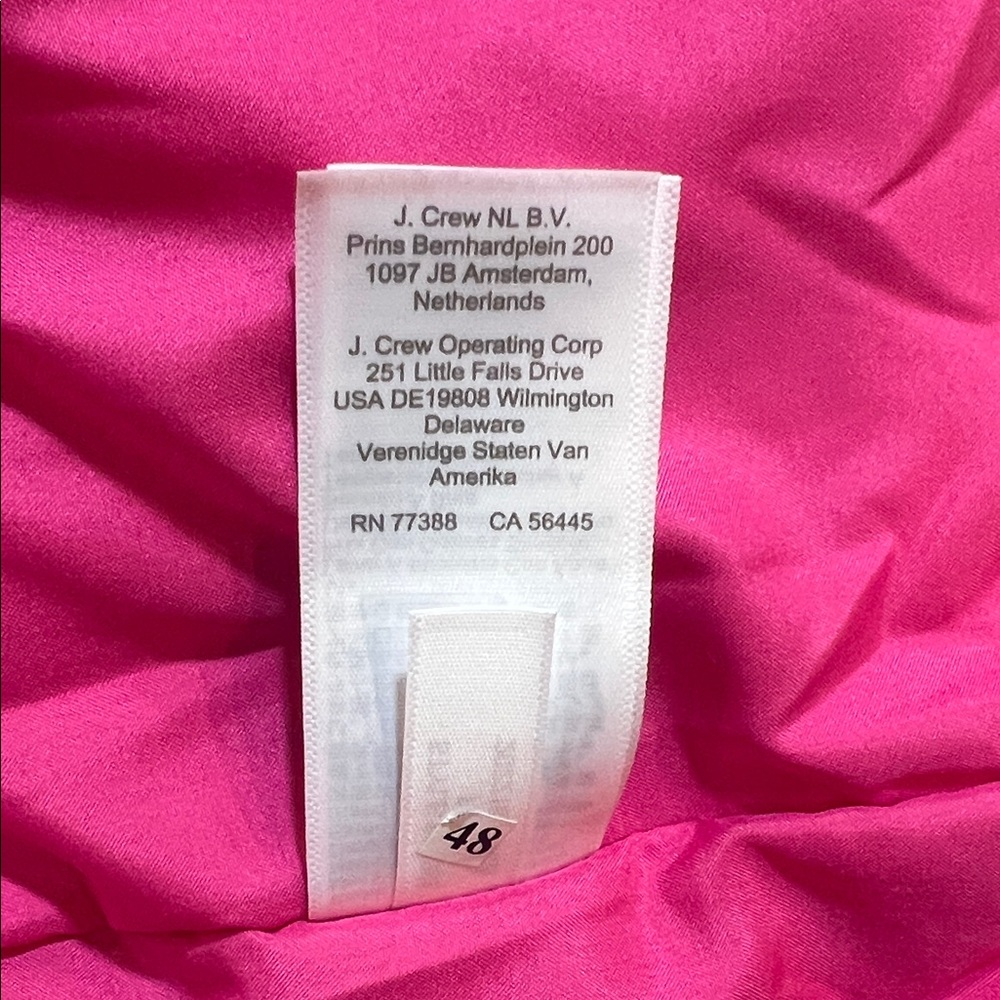 J. Crew Women's Deep Red Quilted Puffer Jacket - Picture 9 of 10